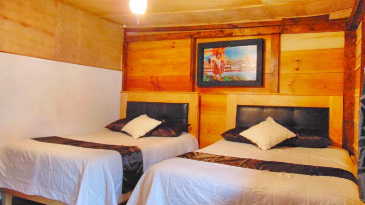 Cabaña tipo habitación con Palapa para 2 y 4 personas Zacatlán Exterior foto